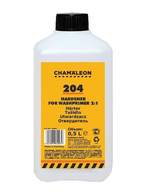 204 Kietiklis rūgštiniam gruntui 404 500 ml CHAMAELEON 204 Kietiklis rūgštiniam gruntui 404 500 ml CHAMAELEON