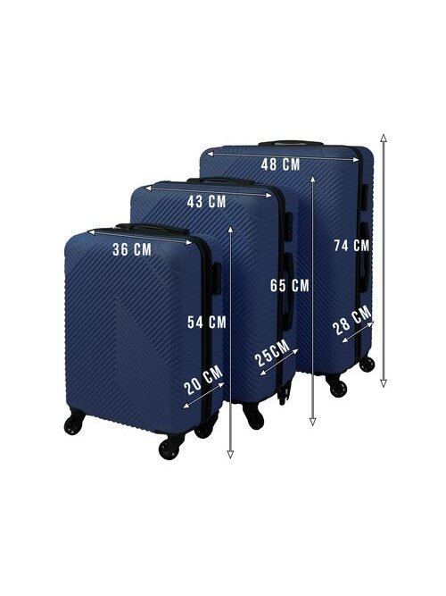 3 viename lagaminų rinkinys – tamsiai mėlynas Trizand 26664 1 3 viename lagaminų rinkinys – tamsiai mėlynas Trizand 26664 1