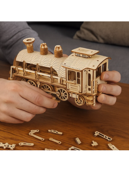 3D dėlionė - Kruzzel lokomotyvas 26515 7