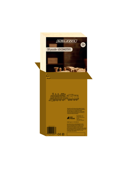 3D dėlionė - Kruzzel lokomotyvas 26515 3