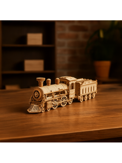 3D dėlionė - Kruzzel lokomotyvas 26515 8