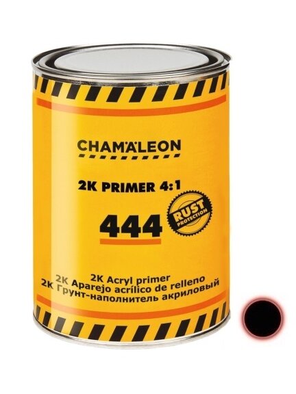 444 Užpildantis gruntas 4+1  juodas 0.8L CHAMAELEON
