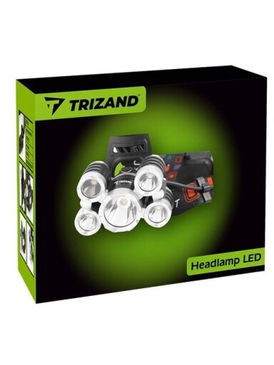 5 x T6 CREE LED priekinis žibintas