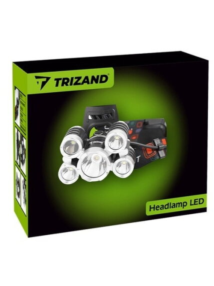 5 x T6 CREE LED priekinis žibintas 1