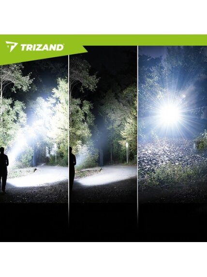800 lm Trizand 26950 taktinis žibintuvėlis 21