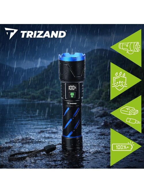 800 lm Trizand 26950 taktinis žibintuvėlis 15