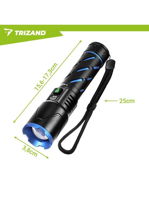 800 lm Trizand 26950 taktinis žibintuvėlis 2