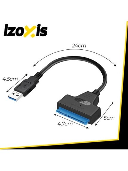Adapter USB to SATA 3.0 Izoxis 26096 2 Adapter USB to SATA 3.0 Izoxis 26096 2