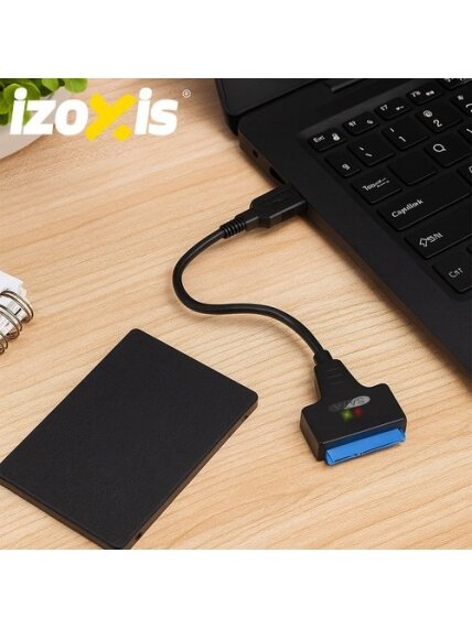 Adapter USB to SATA 3.0 Izoxis 26096 3 Adapter USB to SATA 3.0 Izoxis 26096 3