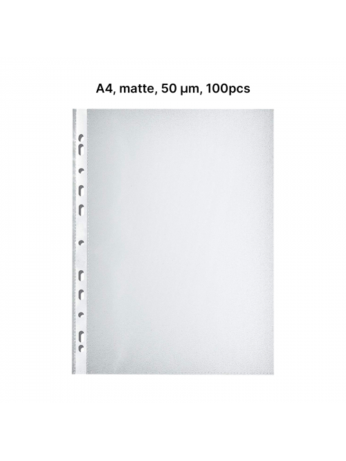AD Class Įmautės dokumentams A4 matinės 50 mikr., pakuotėje 100 vnt. (A4OP50-100) AD Class Įmautės dokumentams A4 matinės 50 mikr., pakuotėje 100 vnt. (A4OP50-100)