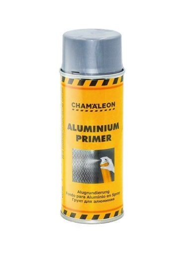 Aerozolinis gruntas aliuminiui 400ml pilkas CHAMAELEON Aerozolinis gruntas aliuminiui 400ml pilkas CHAMAELEON