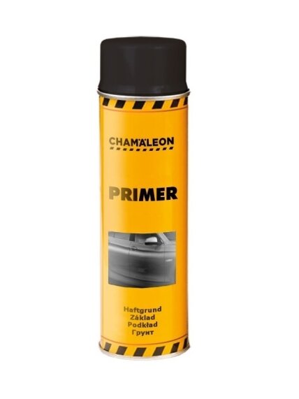 Aerozolinis akrilinis gruntas 0.5L juodas CHAMAELEON Aerozolinis akrilinis gruntas 0.5L juodas CHAMAELEON
