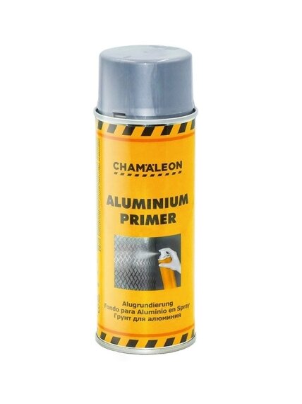 Aerozolinis gruntas aliuminiui 400ml pilkas CHAMAELEON Aerozolinis gruntas aliuminiui 400ml pilkas CHAMAELEON