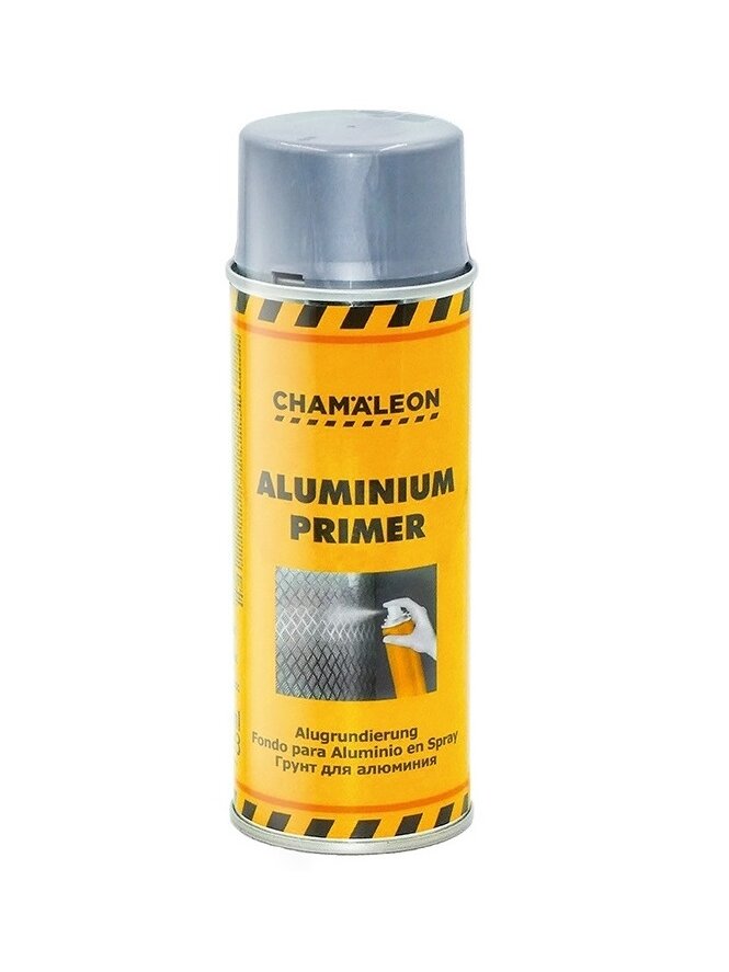 Aerozolinis gruntas aliuminiui 400ml pilkas CHAMAELEON Aerozolinis gruntas aliuminiui 400ml pilkas CHAMAELEON