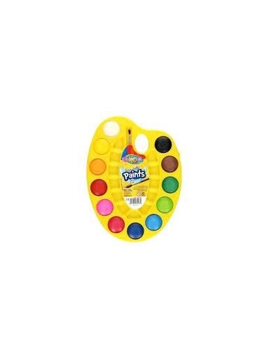 Akvarelė Colorino Kids paletėje 12 spalvų
