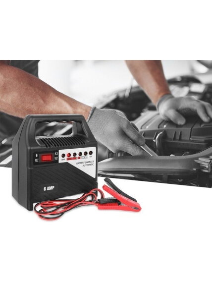 Akumuliatoriaus įkroviklis 12V 6A 7 Akumuliatoriaus įkroviklis 12V 6A 7