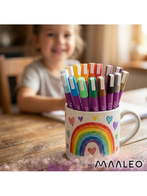 Akriliniai žymekliai - 16 vnt. rinkinys Maaleo 27051 10