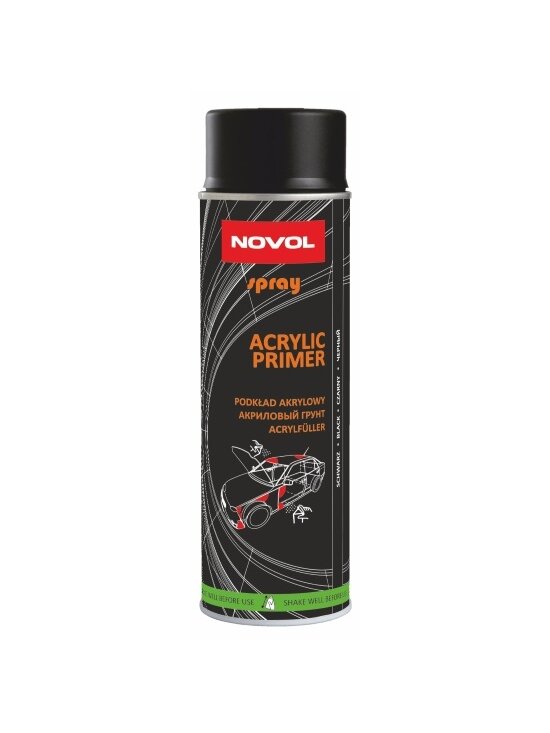 Akrilinis gruntas juodas ACRYLIC PRIMER aerozolinis 500ml