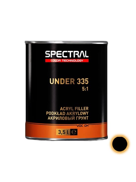 Akrilinis gruntas UNDER 335 5:1 P5 juodas 3.5 l Akrilinis gruntas UNDER 335 5:1 P5 juodas 3.5 l