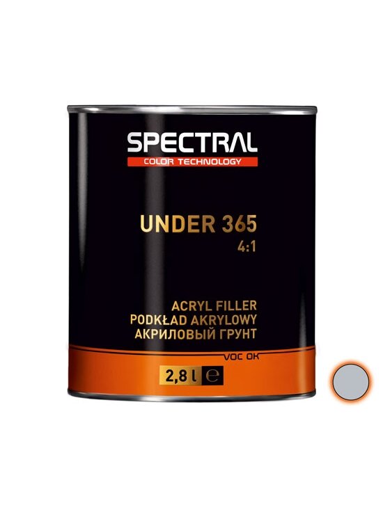 Akrilinis gruntas UNDER 365 4:1 P3 pilkas 2.8L