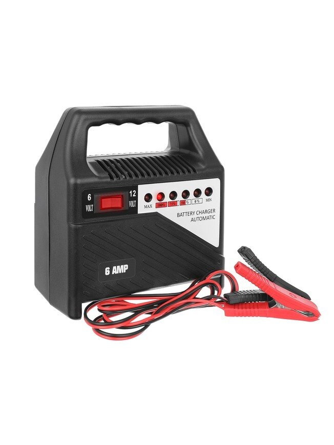 Akumuliatoriaus įkroviklis 12V 6A 6 Akumuliatoriaus įkroviklis 12V 6A 6