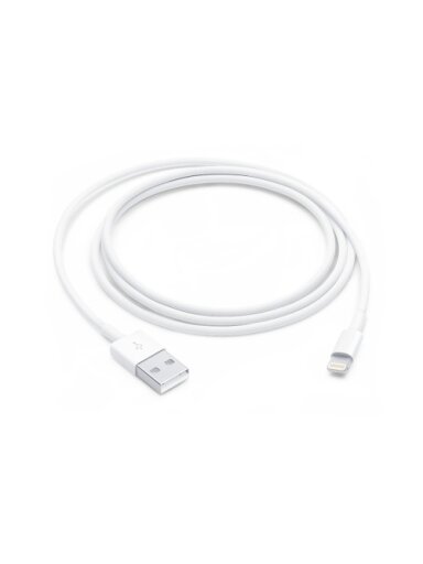 Apple Lightning į USB-A Kabelis, 1 m, Balta