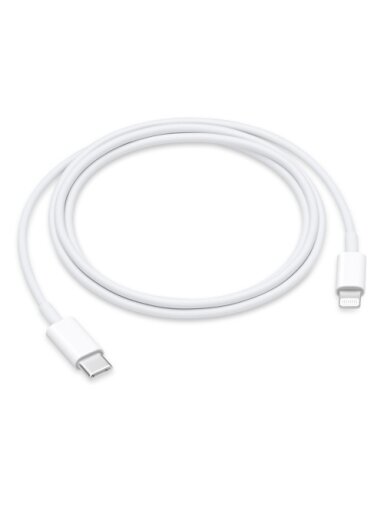 Apple USB-C Male į Lightning Male Kabelis 1m, Balta