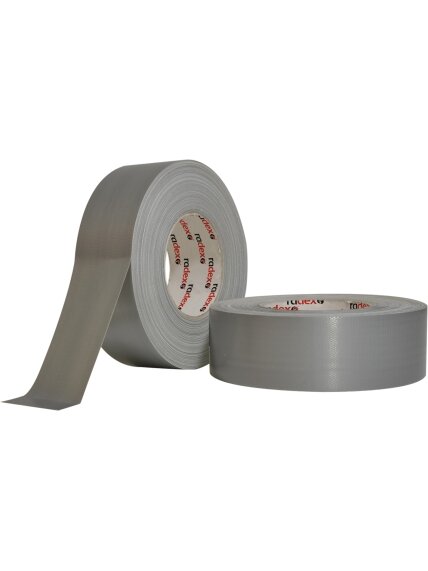 Apsauginė juosta 50mmx50m sidabrinė RADEX Apsauginė juosta 50mmx50m sidabrinė RADEX