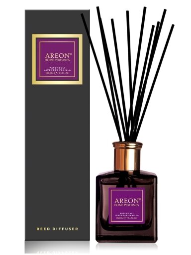 Areon BLACK Patchouli-Lavender-Vanilla oro gaiviklis namams 150 ml