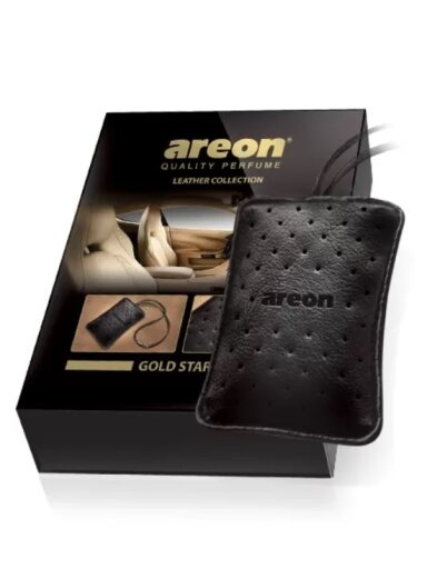 AREON LEATHER GOLD STAR oro gaiviklis AREON LEATHER GOLD STAR oro gaiviklis