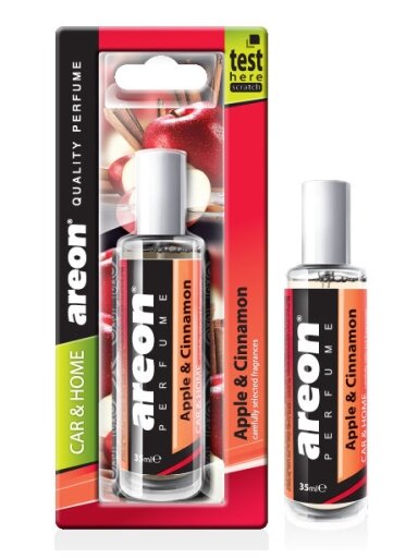 PERFUME 35ml - Apple&Cinnamon "Areon" auto oro gaiviklis PERFUME 35ml - Apple&Cinnamon "Areon" auto oro gaiviklis