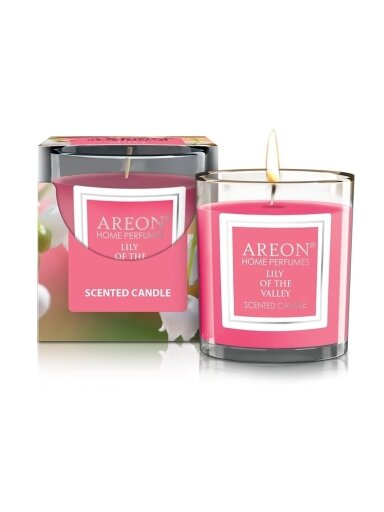 Aromatinė žvakė AREON Lily of the Valley 120 g