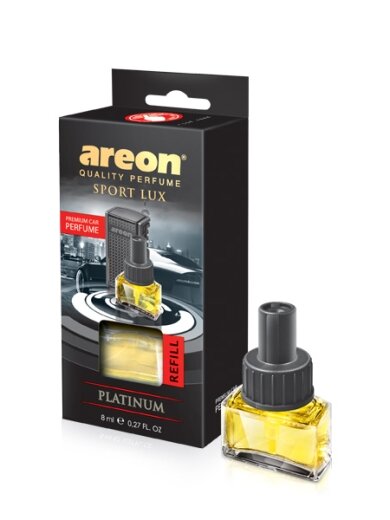 AREON CAR - Platinum oro gaiviklio papildymas 8 ml AREON CAR - Platinum oro gaiviklio papildymas 8 ml