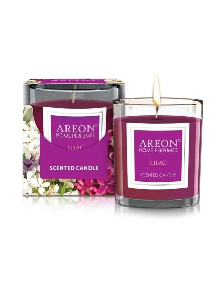 Aromatinė žvakė AREON Lilac 120g Aromatinė žvakė AREON Lilac 120g