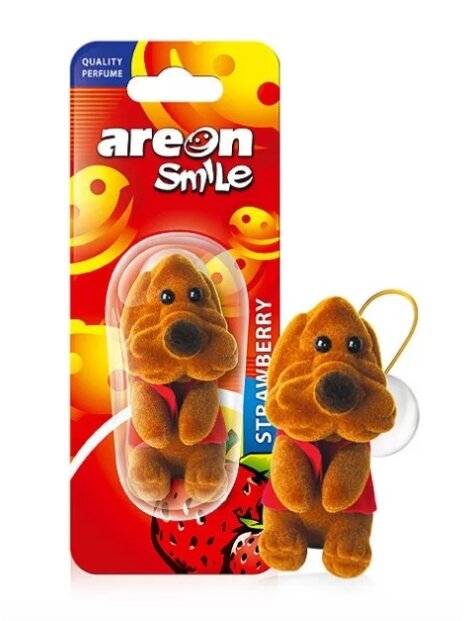 AREON Smile toy - Strawberry oro gaiviklis / Brown Dog