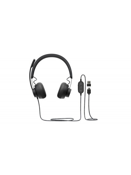 Ausinės Logitech Zone Wired UC, Tamsiai pilkos Ausinės Logitech Zone Wired UC, Tamsiai pilkos