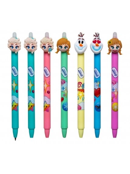 Automatinis trinamasis tušinukas Colorino Disney Emoji Frozen Automatinis trinamasis tušinukas Colorino Disney Emoji Frozen