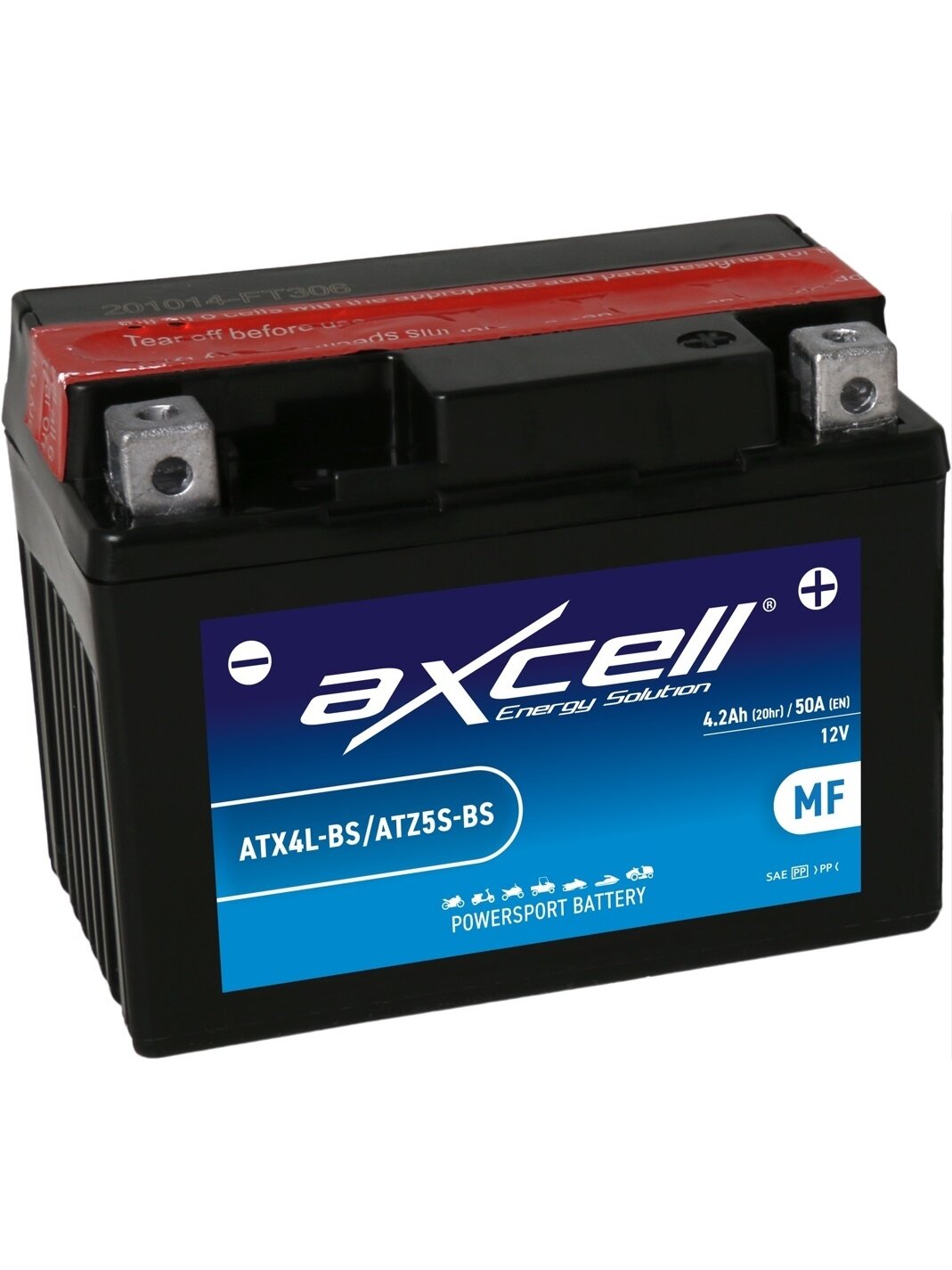 Axcell MF 3Ah 50A -/+ 12V akumuliatorius 113x70x85mm