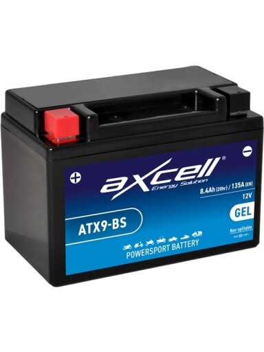 Axcell GEL 8Ah 135A +/- 12V akumuliatorius 150x87x105mm