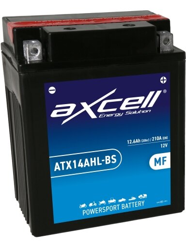 Axcell MF 12Ah 210A -/+ 12V akumuliatorius 135x90x167mm