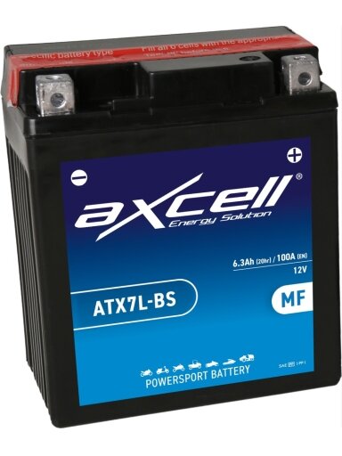 Axcell MF 6Ah 100A  -/+ 12V akumuliatorius 113x70x130mm