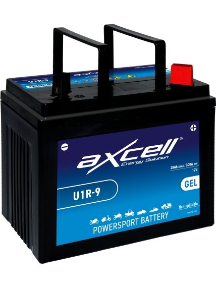 Axcell Garden GEL 28Ah 300A -/+ 12V akumuliatorius 195x125x176mm Axcell Garden GEL 28Ah 300A -/+ 12V akumuliatorius 195x125x176mm