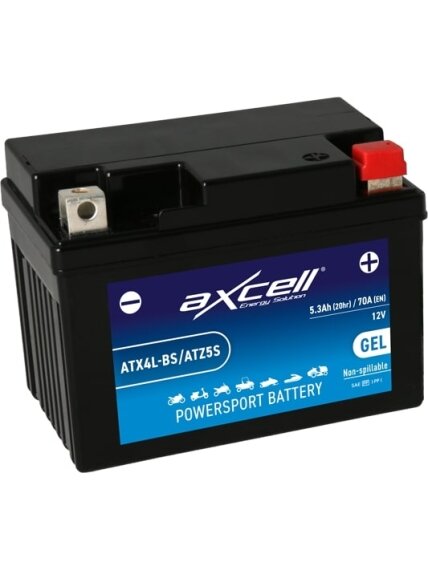 Axcell GEL 5Ah 70A -/+ 12V akumuliatorius 113x70x85mm Axcell GEL 5Ah 70A -/+ 12V akumuliatorius 113x70x85mm