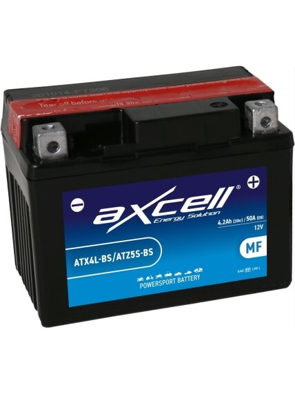 Axcell MF 3Ah 50A -/+ 12V akumuliatorius 113x70x85mm Axcell MF 3Ah 50A -/+ 12V akumuliatorius 113x70x85mm