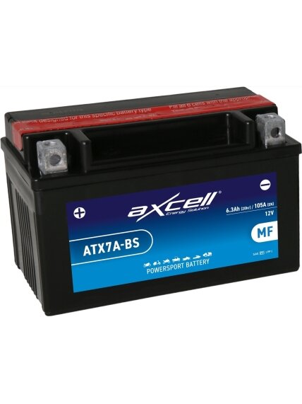 Axcell MF 6Ah 105A +/- 12V akumuliatorius 150x87x93mm Axcell MF 6Ah 105A +/- 12V akumuliatorius 150x87x93mm