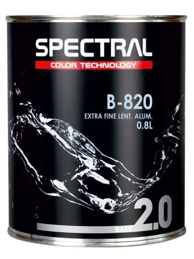 B-820 EXTRA FINE LENT. ALUMINIUM 0.8L