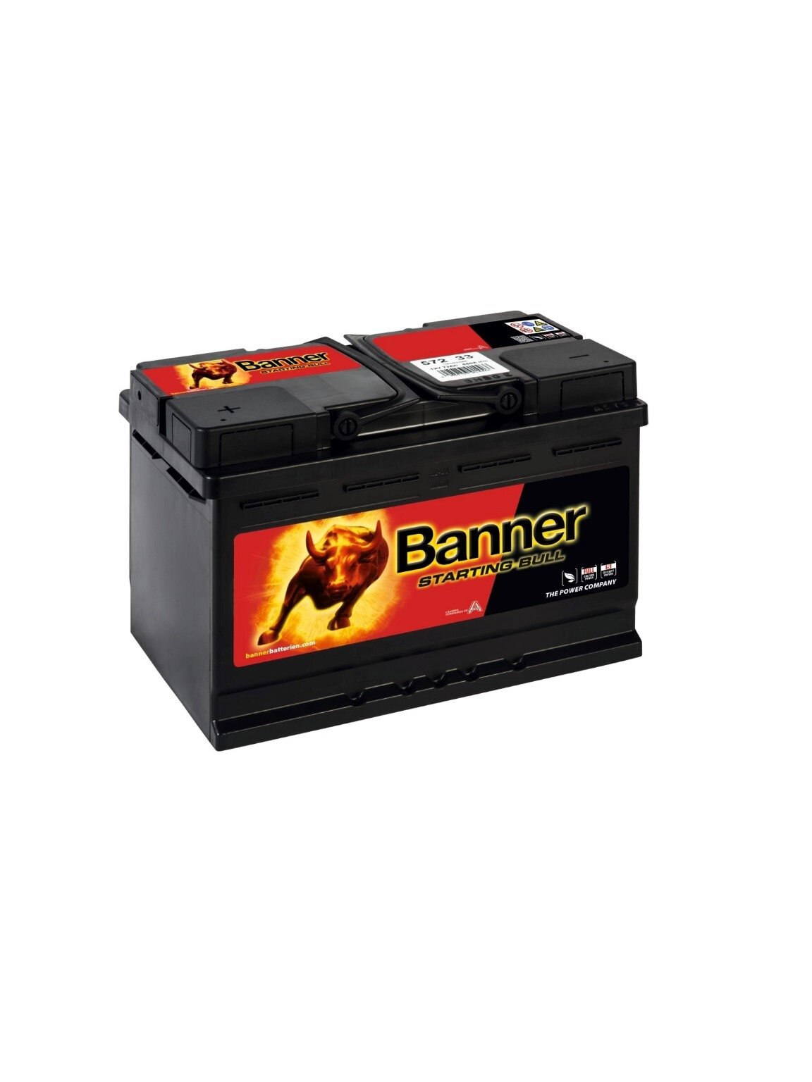 Banner Starting Bull 72Ah + - 12V 650A akumuliatorius 278X175X190mm