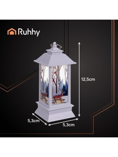 Baltas LED kalėdinis žibintas Ruhhy 26753