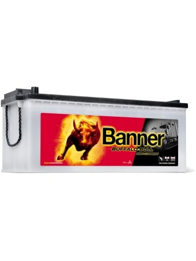 Banner 180Ah 1400A Buffalo Bull HIGH CURRENT akumuliatorius 12V 514x223x195/220 Banner 180Ah 1400A Buffalo Bull HIGH CURRENT akumuliatorius 12V 514x223x195/220