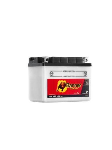 Banner 4Ah Bike Bull 12V 40A akumuliatorius 120x70x92mm Banner 4Ah Bike Bull 12V 40A akumuliatorius 120x70x92mm